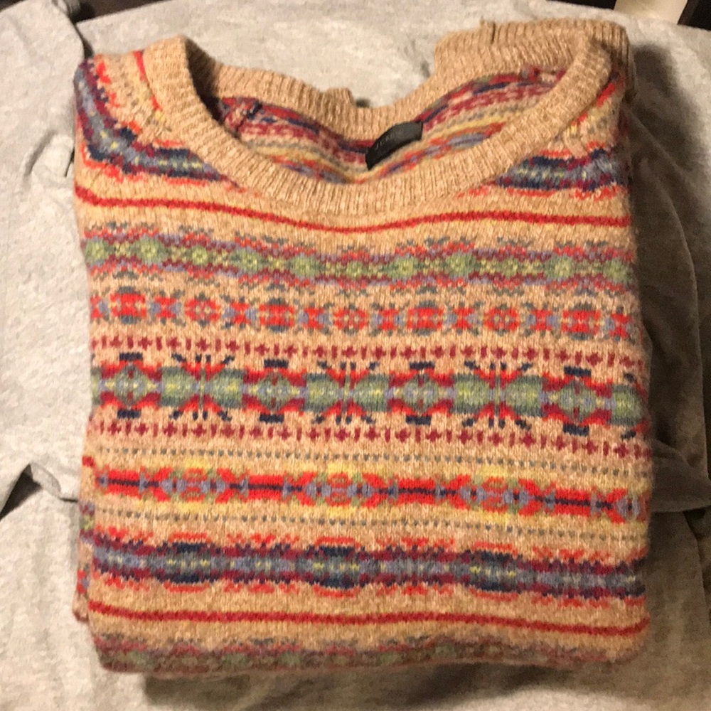 J Crew Lambswool Sweater